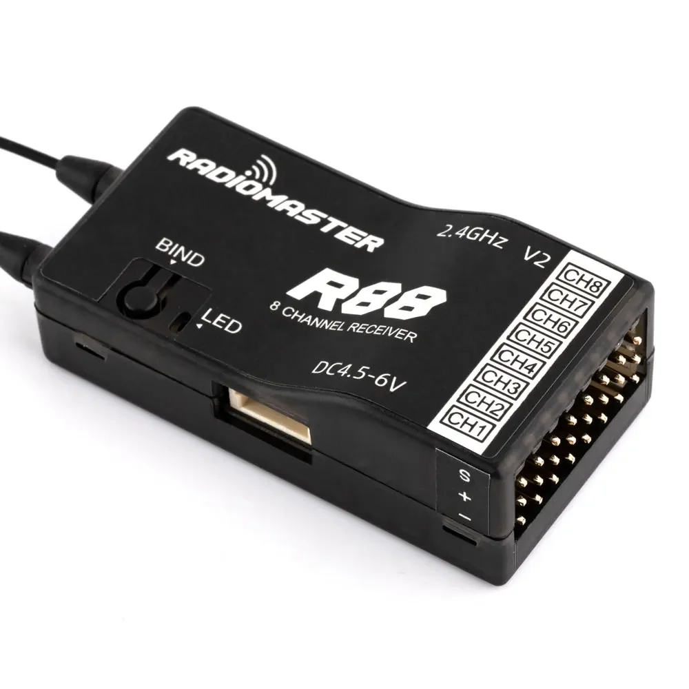 RadioMaster R88 V2.0 8-канальн – обзор и цена Receiver Sbus 8Ch