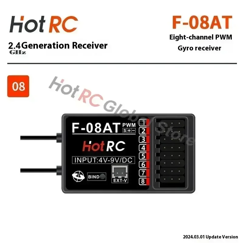 Приемник HOTRC 2.4ГГц 4/6/8-ка – обзор и цена Rc Hobby Shops