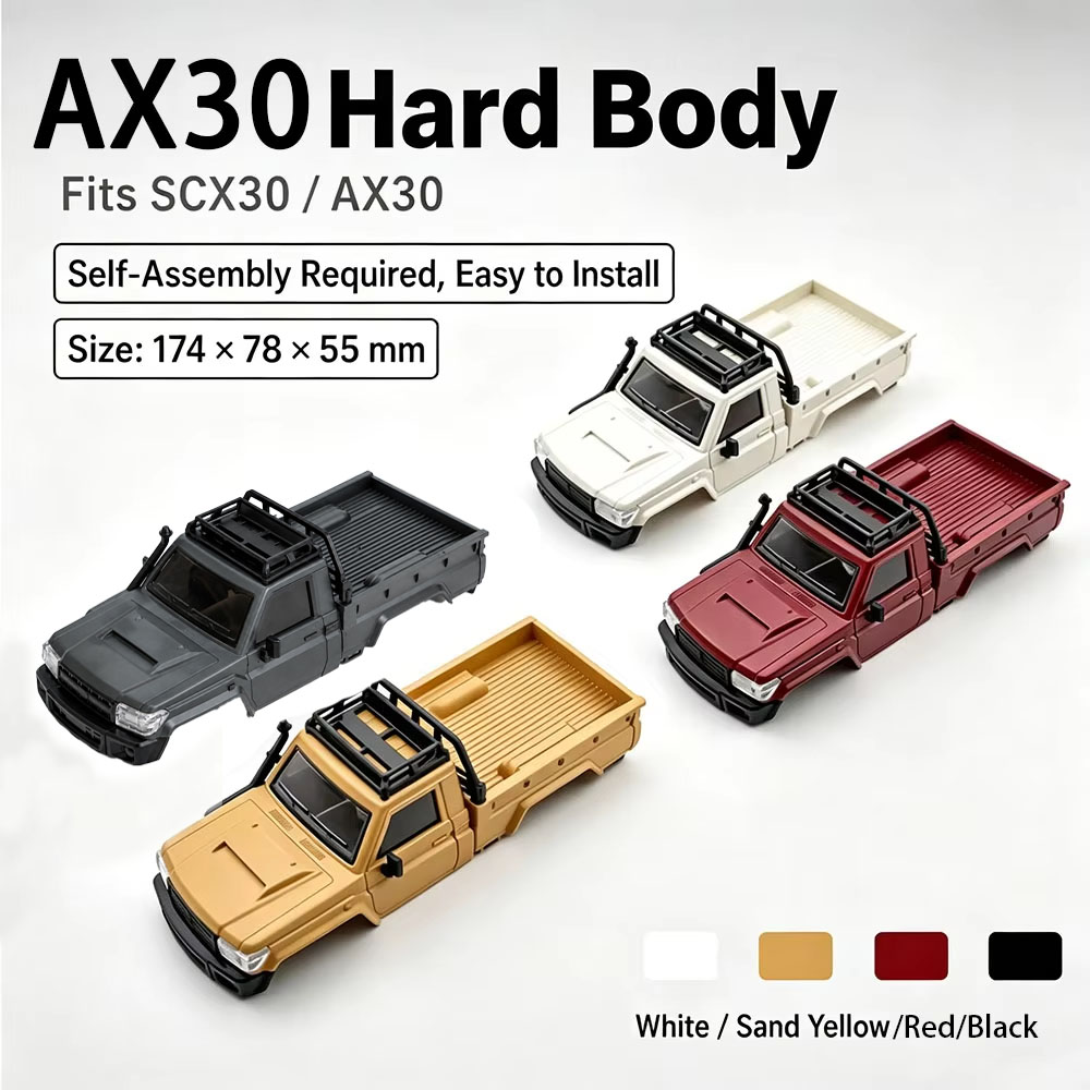 Жесткий корпус для пикапа AX30 – обзор и цена Rc Hobby Grade Truck