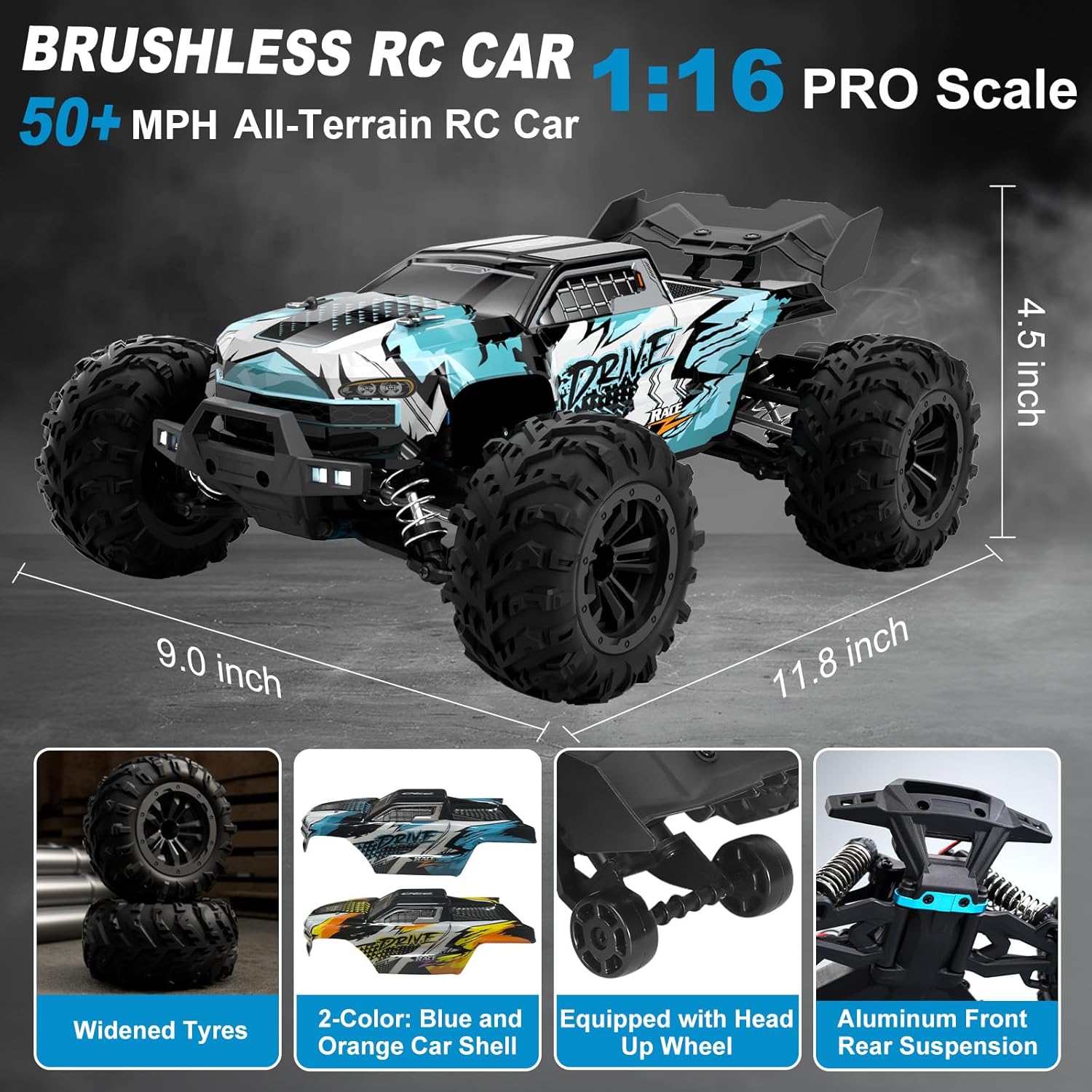 Бесщеточный радиоуправляемый м – обзор и цена Rc Hobby Grade Monster Truck