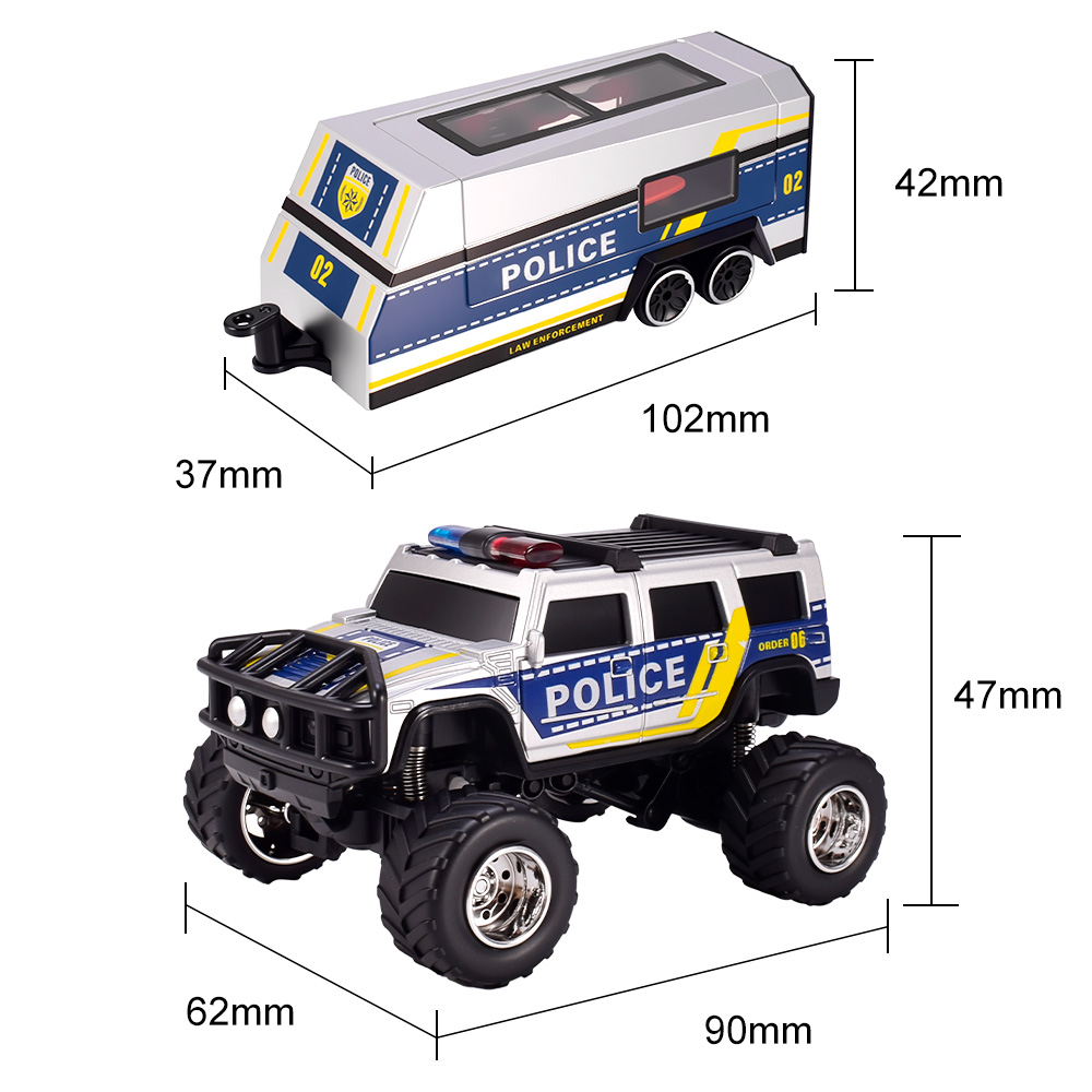 Радиоуправляемая полицейская м – обзор и цена Rc Hobby Grade Truck